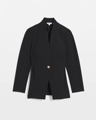 Ponte 2 Casual Blazer LS ブラック サイズ 4 Ponte Blazer | Chico's